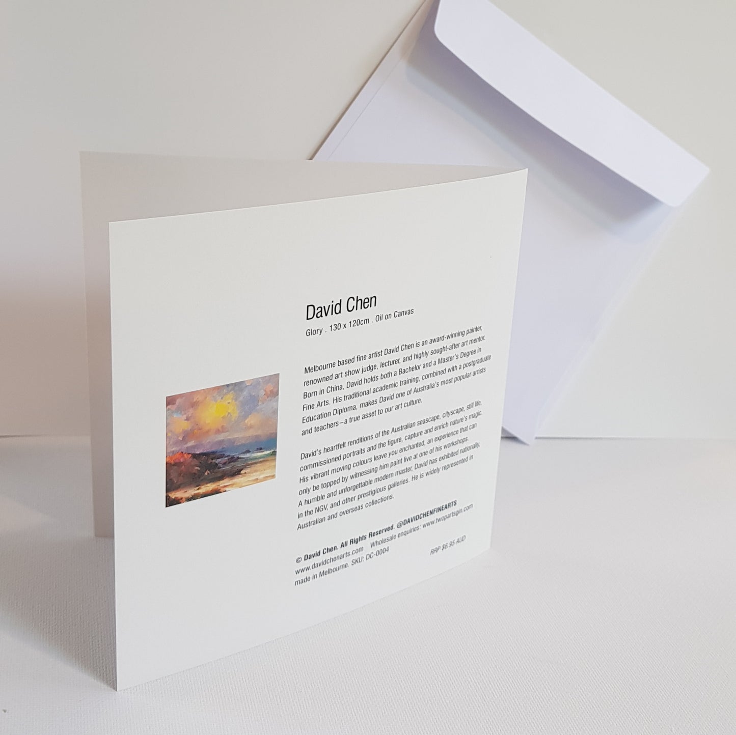 David Chen Fine Arts Seascapes Greeting Card set of 5