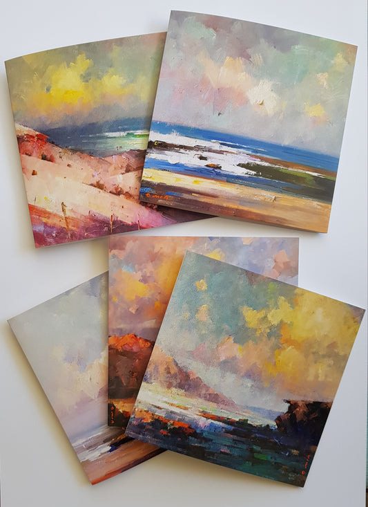 David Chen Fine Arts Seascapes Greeting Card set of 5